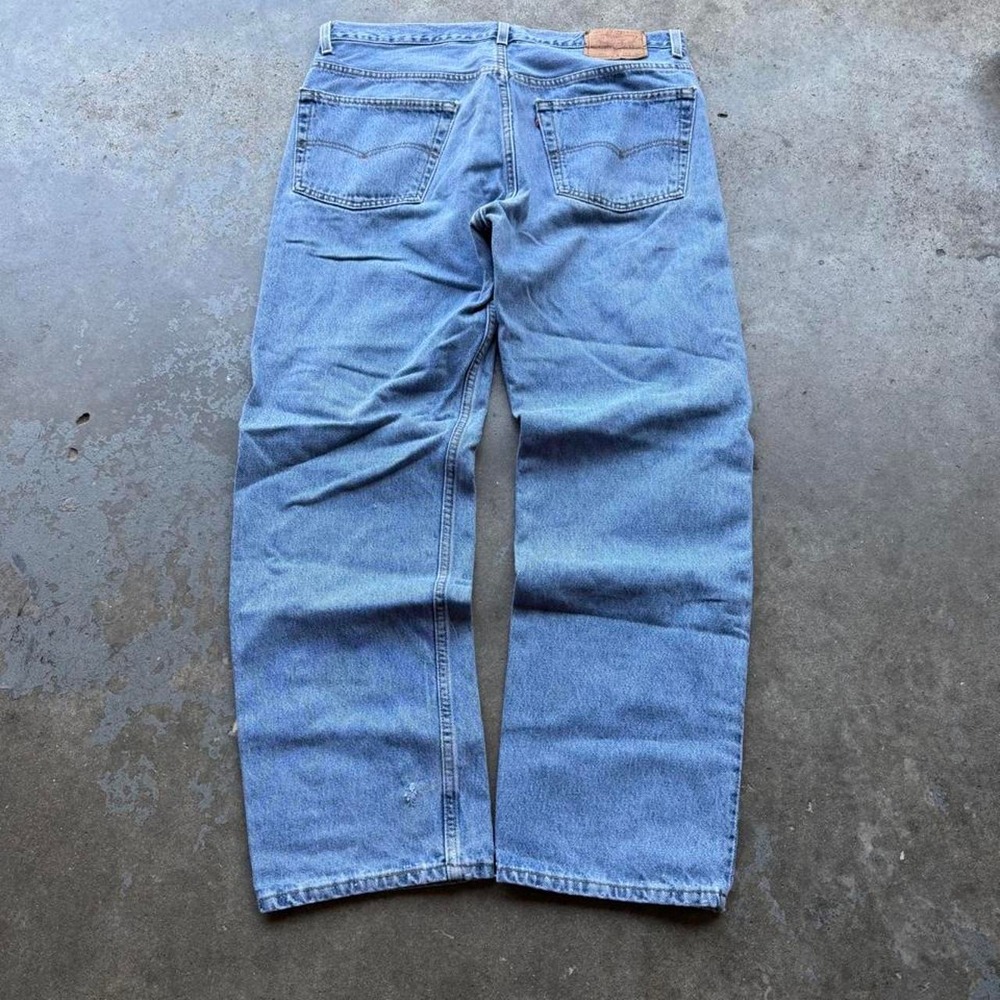 Vintage 90s Levi's 501s made in USA button fly jeans size 36x29